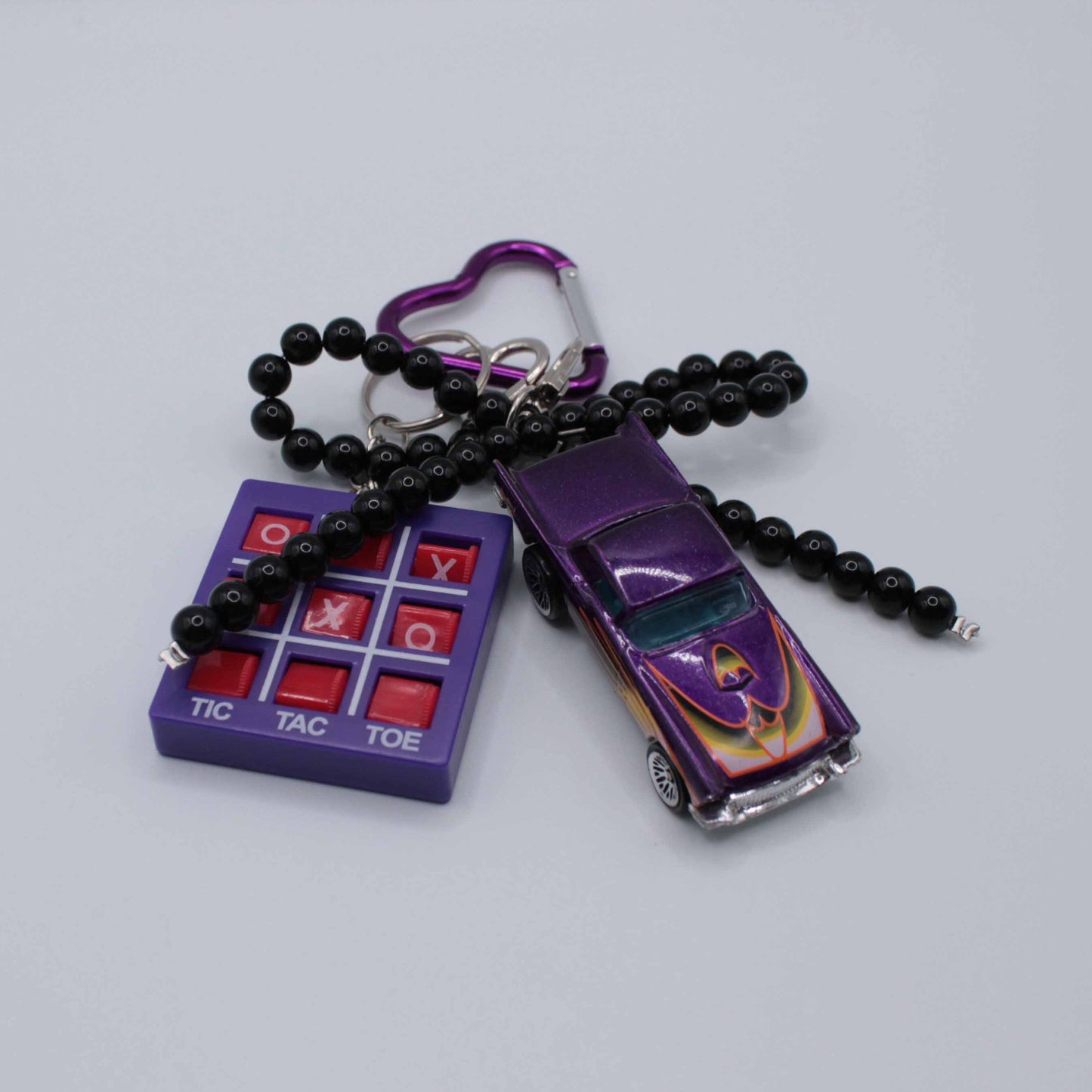 Purple Vintage Car Charm
