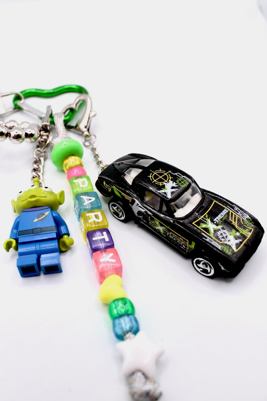 Black Vintage Car Charm