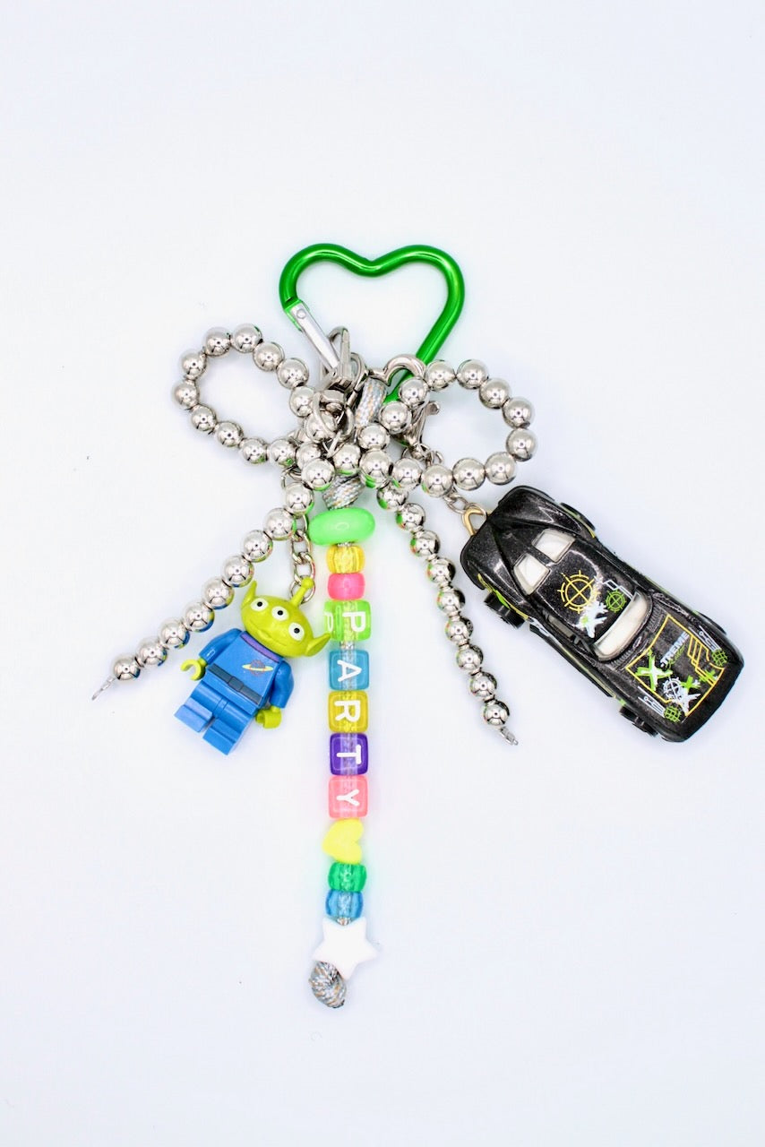 Black Vintage Car Charm