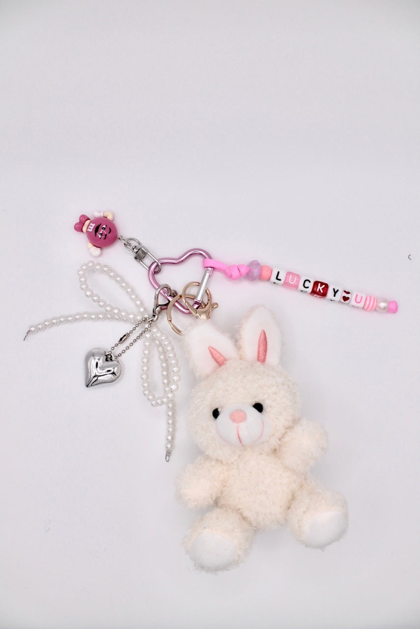 White Bunny Charm