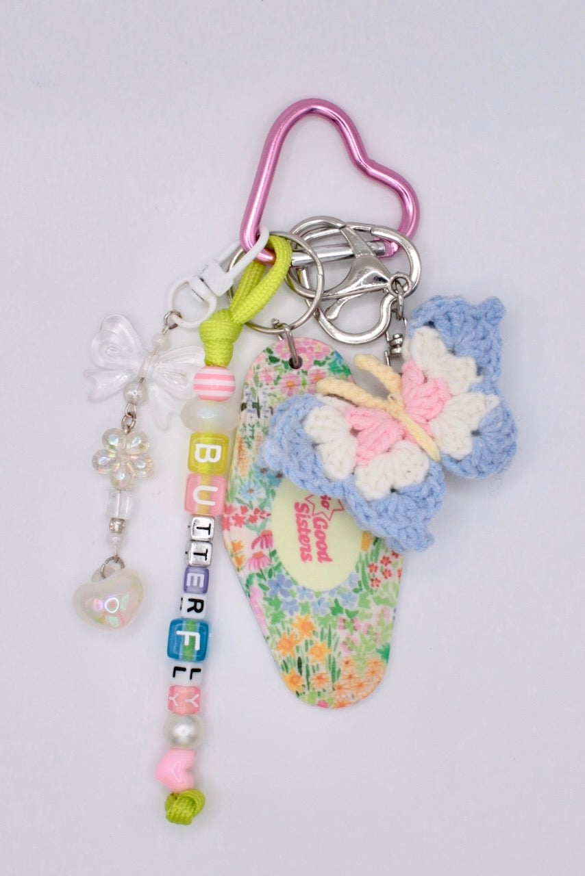 Butterfly Crochet Charm