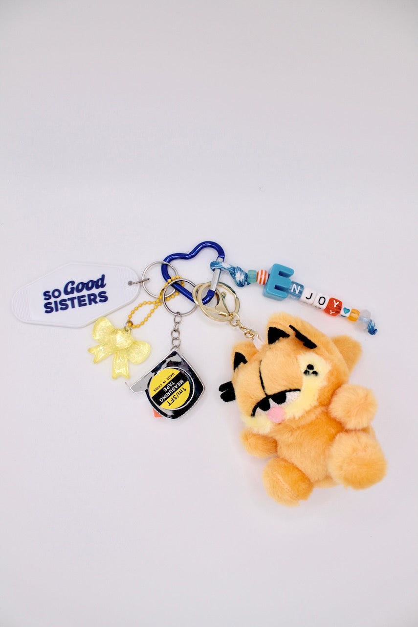 Sleepy Garfield Charm