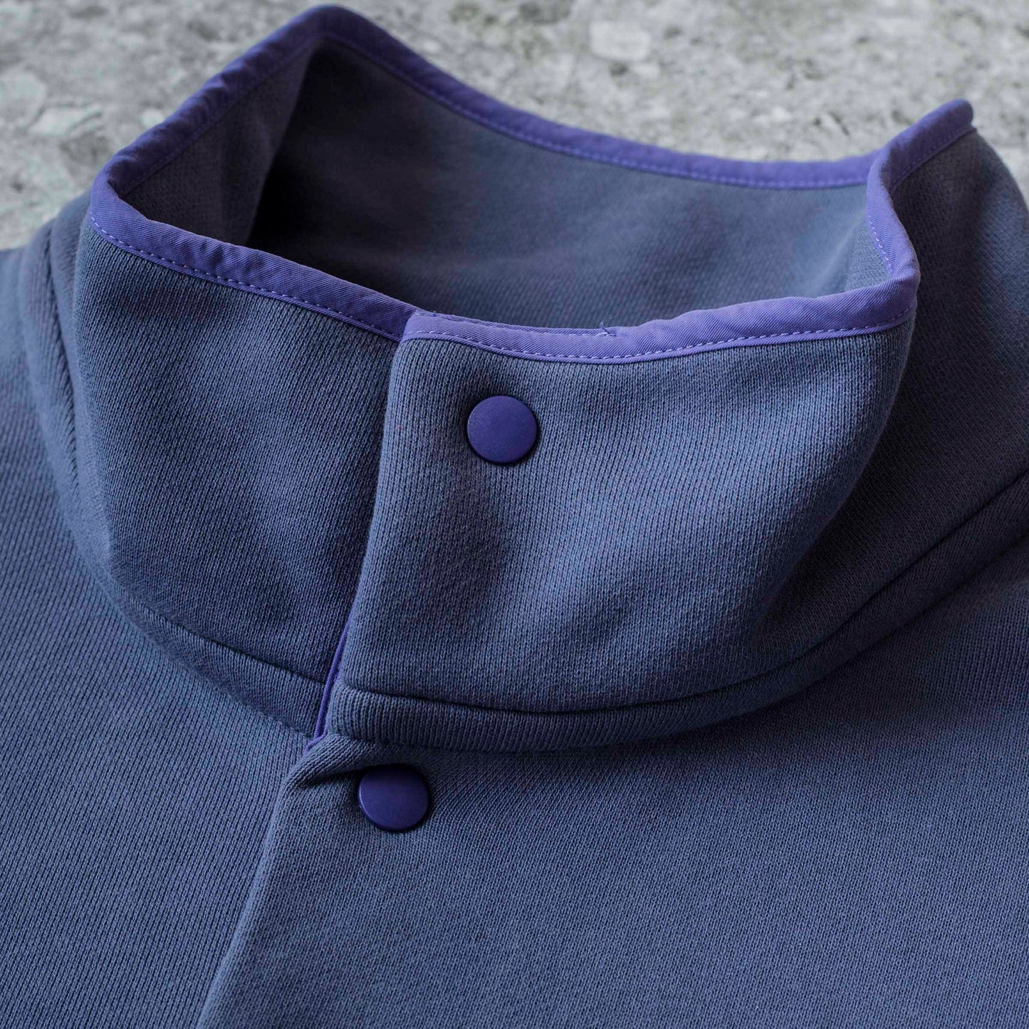 Snap Front Pullover Sweat