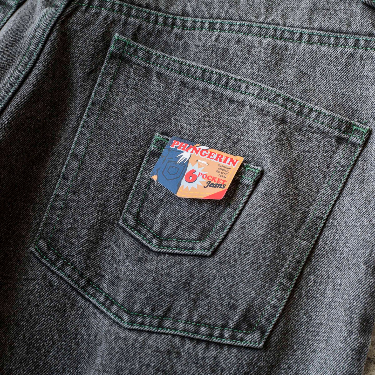 6pk Jeans Blk