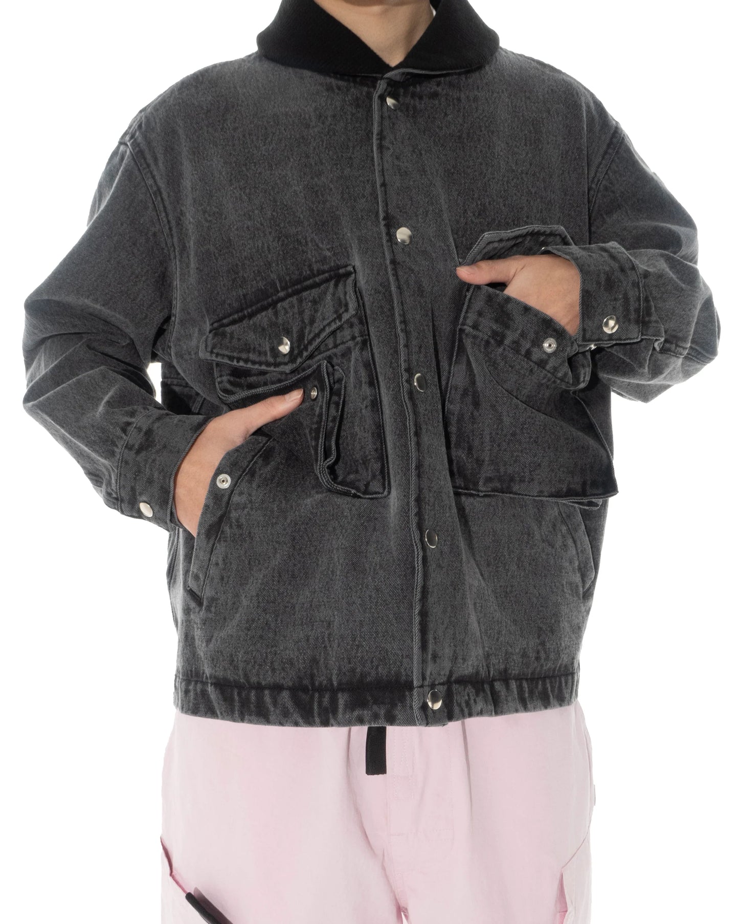 Float Denim Blouson by PHINGERIN sold at nation Osaka.