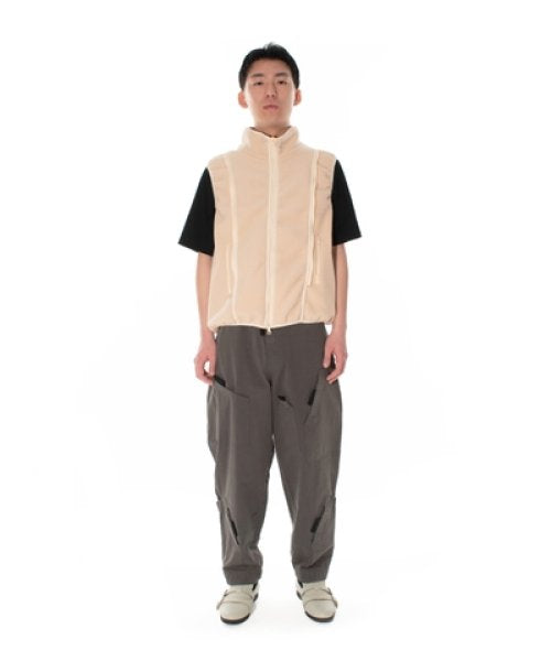 Noren Fleece Jacket Beige by PHINGERIN sold at nation Osaka.