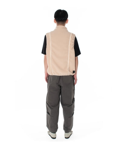 Noren Fleece Jacket Beige by PHINGERIN sold at nation Osaka.