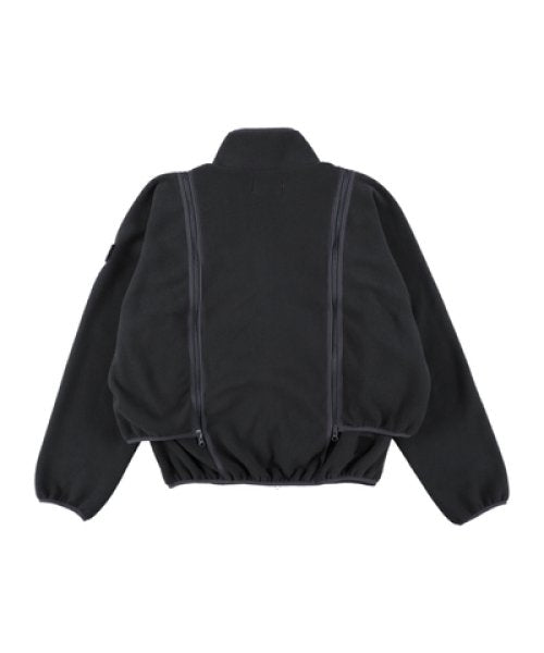 Noren Fleece Jacket Black by PHINGERIN sold at nation Osaka.
