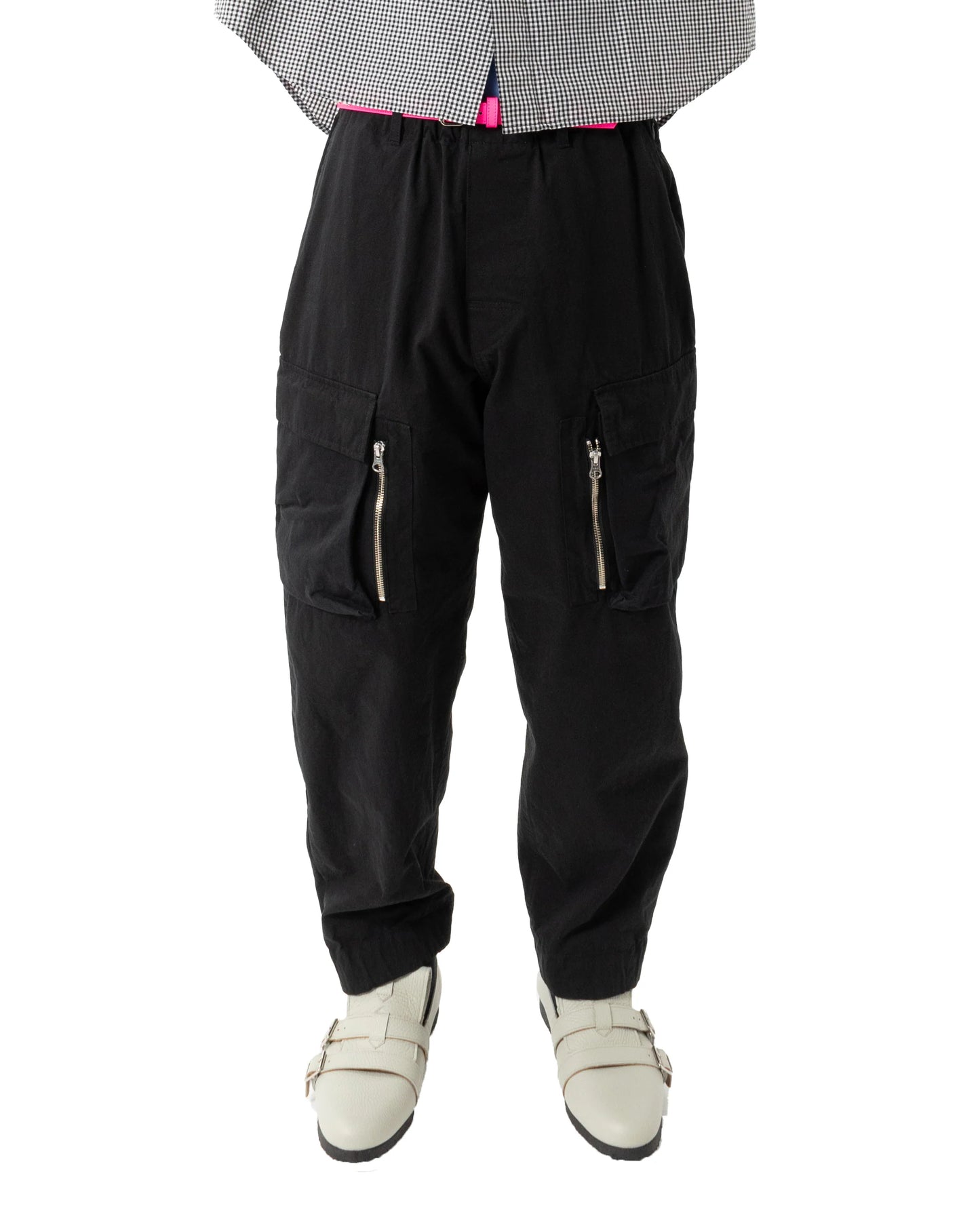 Zippy Pocket Pants Black by PHINGERIN sold at nation Osaka.