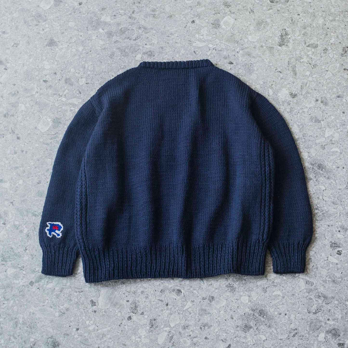 Hand Knit College Sweater