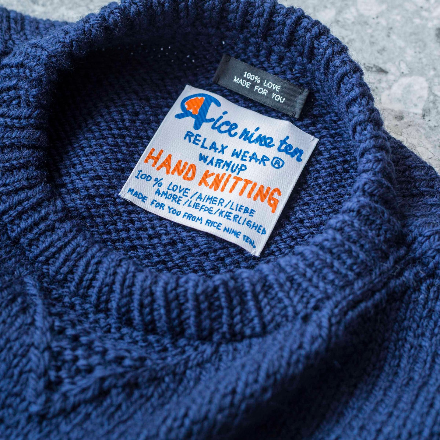 Hand Knit College Sweater