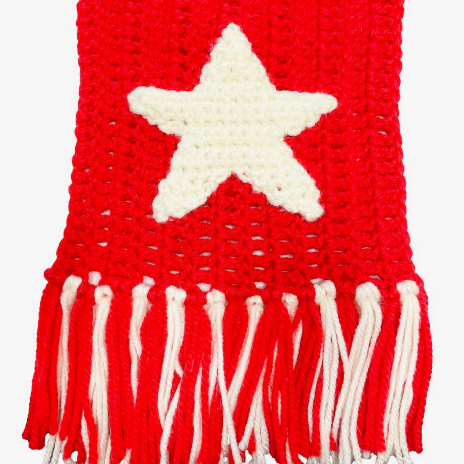 Hand Knitted Crochet Scarf