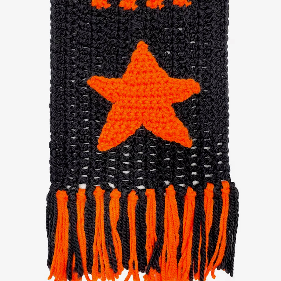 Hand Knitted Crochet Scarf
