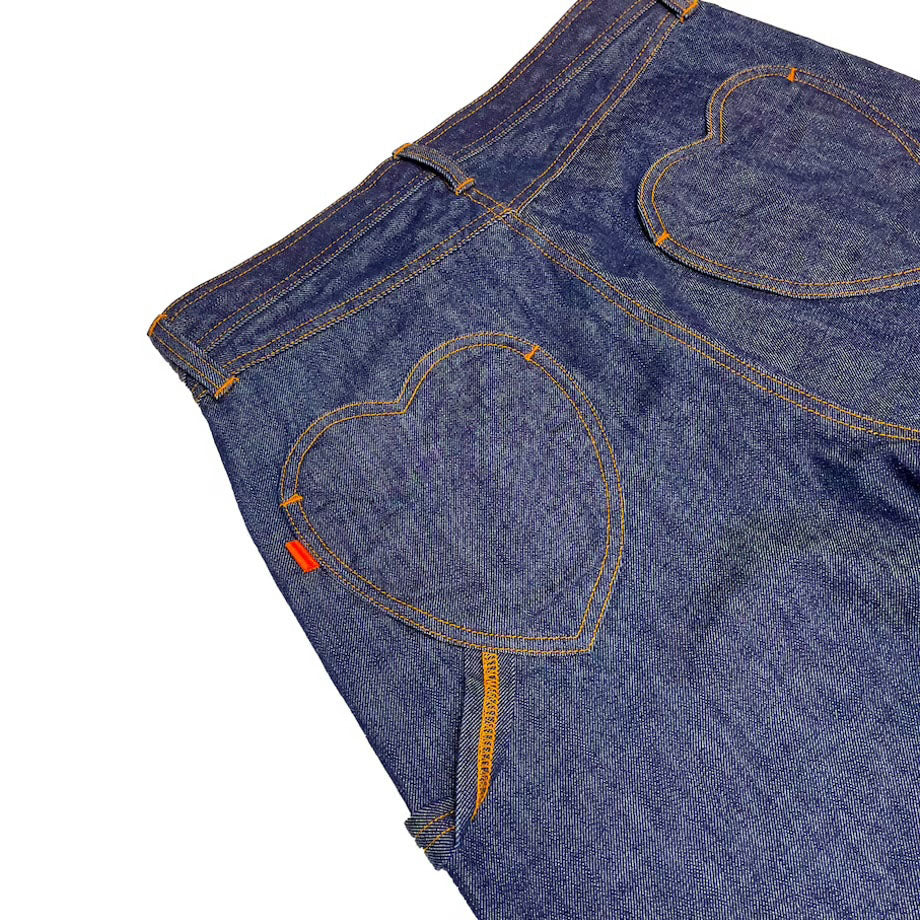 Heart Icon Painter Jeans by RICE NINE TEN sold at nation Osaka.