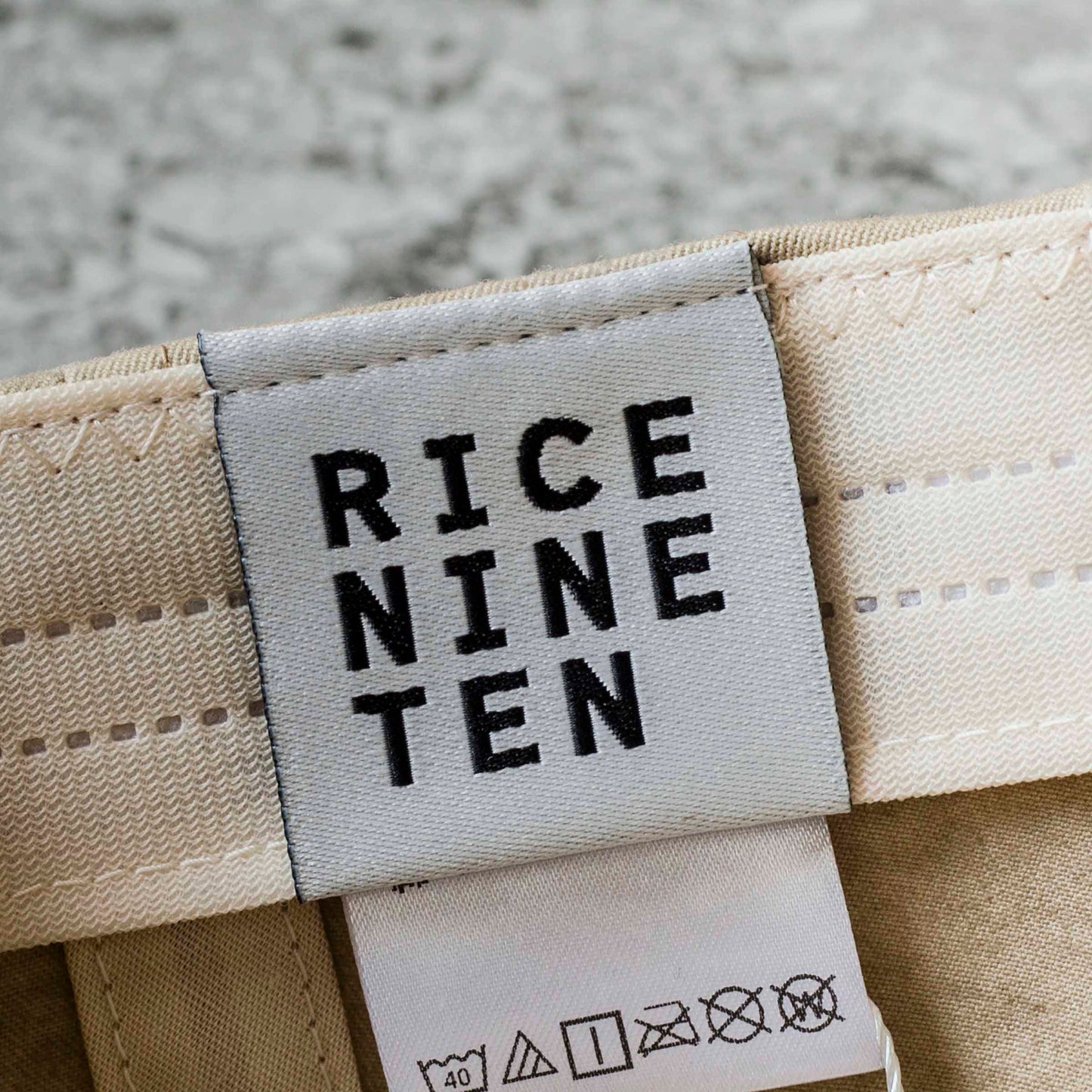 Line Cap by RICE NINE TEN sold at nation Osaka.