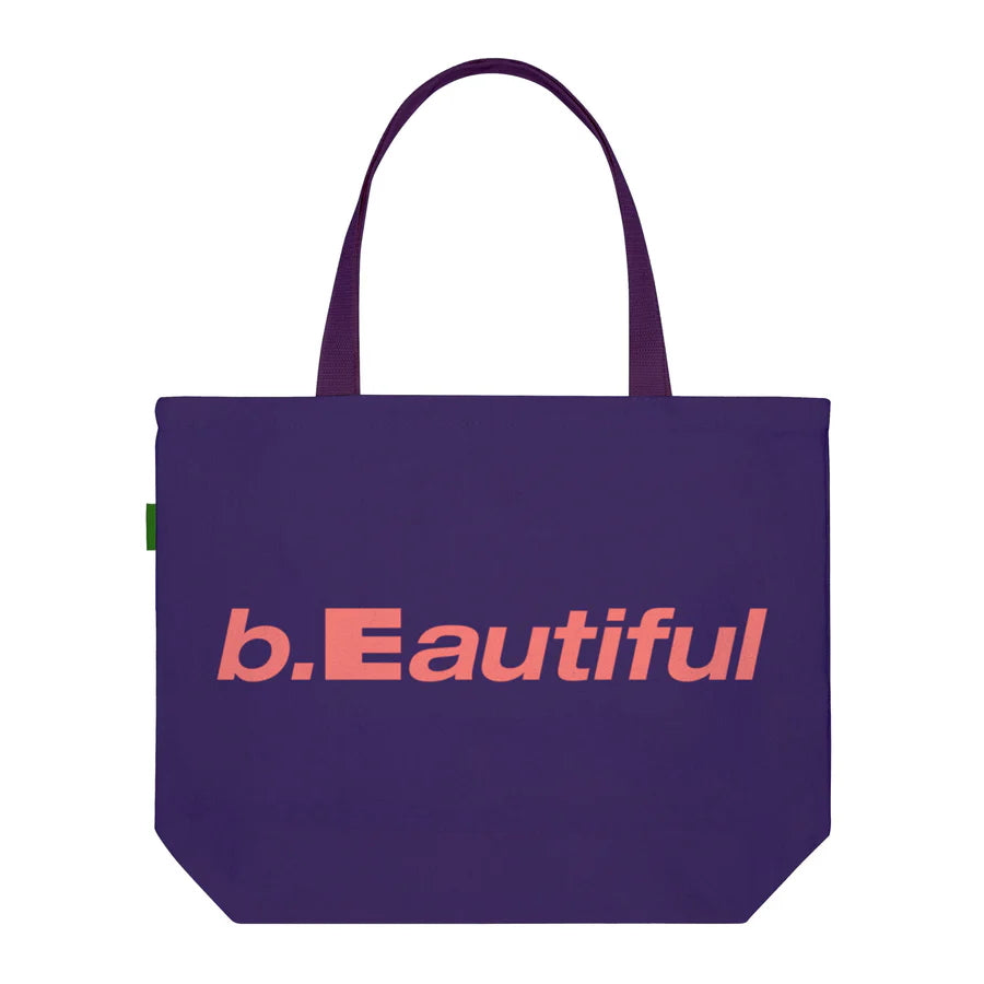 B-Mode Tote Bag Purple by b.eautiful sold at nation Osaka.