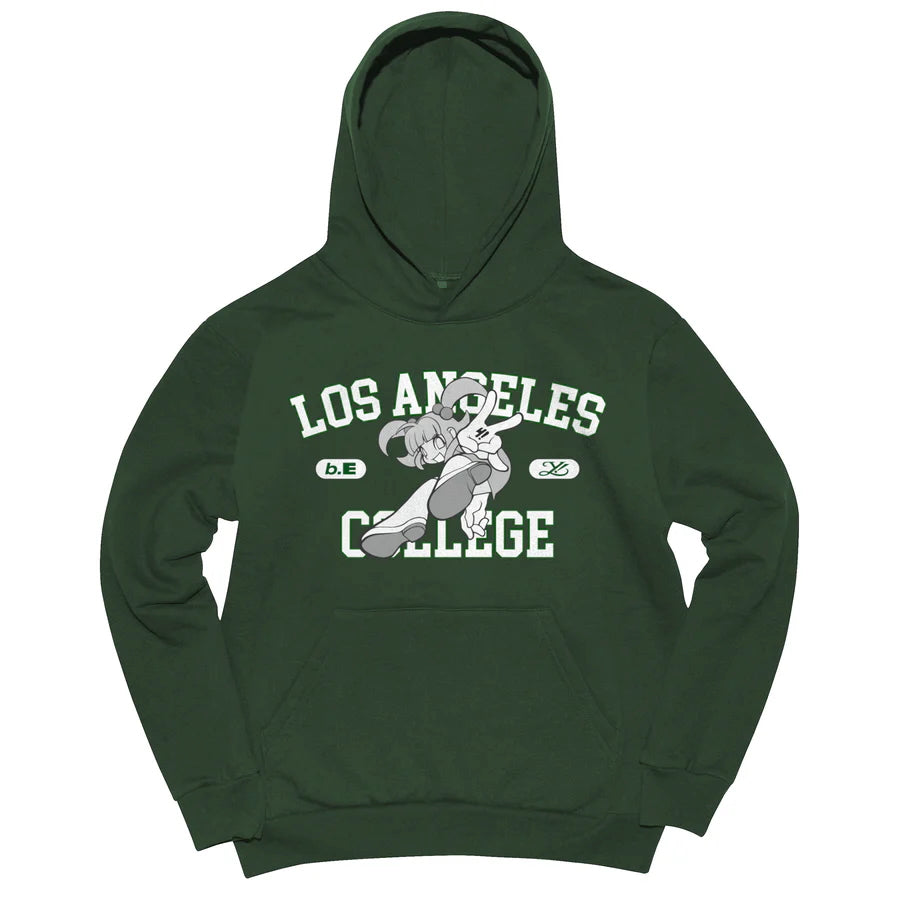 B.eautiful X Yumin Ha College Hoodie Green by b.eautiful sold at nation Osaka.