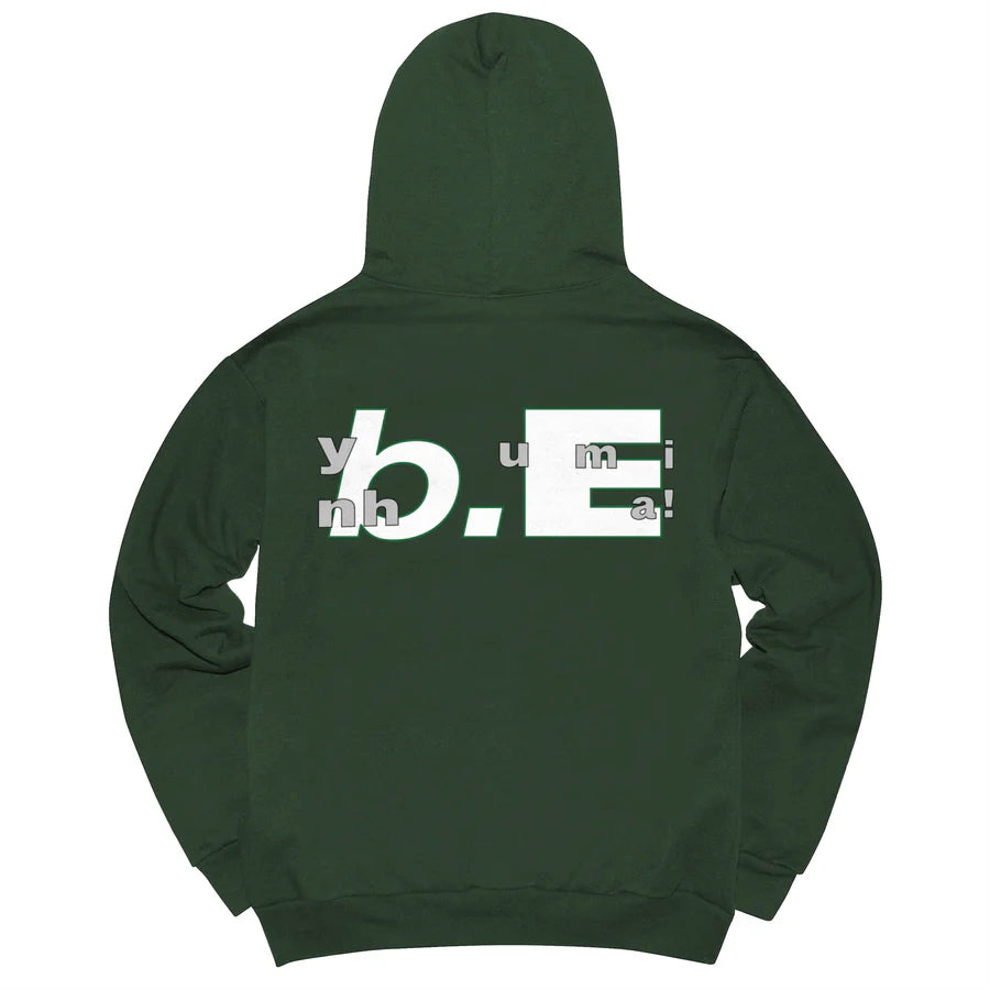 B.eautiful X Yumin Ha College Hoodie Green by b.eautiful sold at nation Osaka.