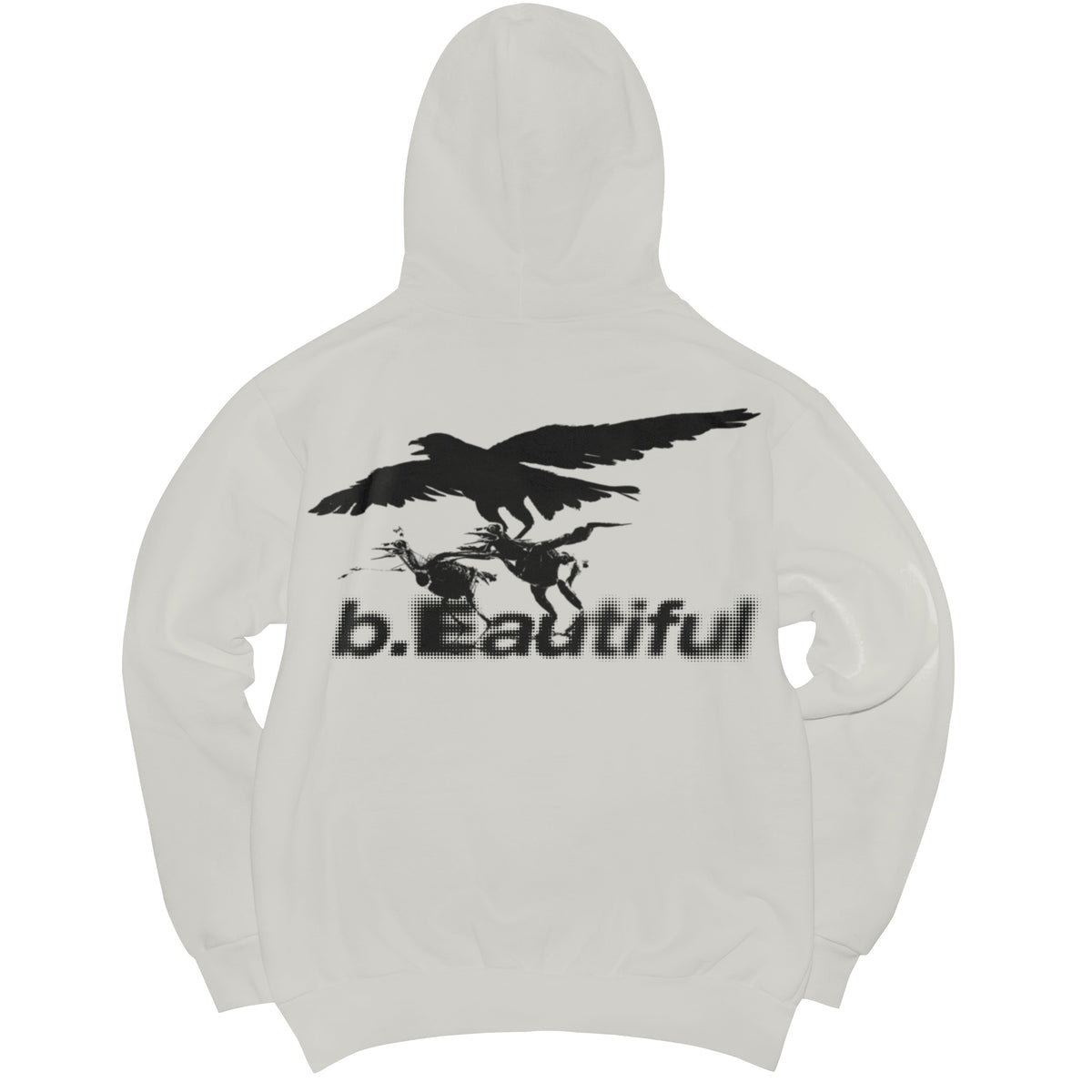 Crow Hoodie Gray by b.eautiful sold at nation Osaka.