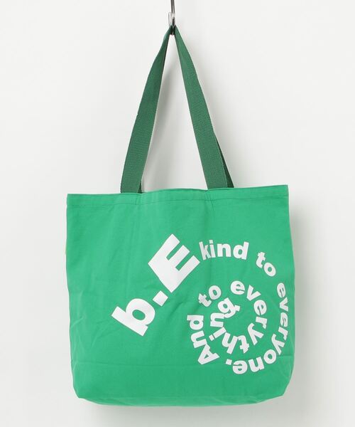 b.eautiful B Kind Tote Bag Green by b.eautiful sold at nation Osaka.