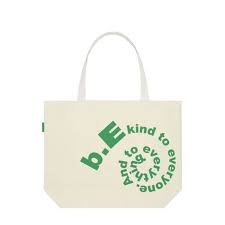 b.eautiful B Kind Tote Bag Natural by b.eautiful sold at nation Osaka.