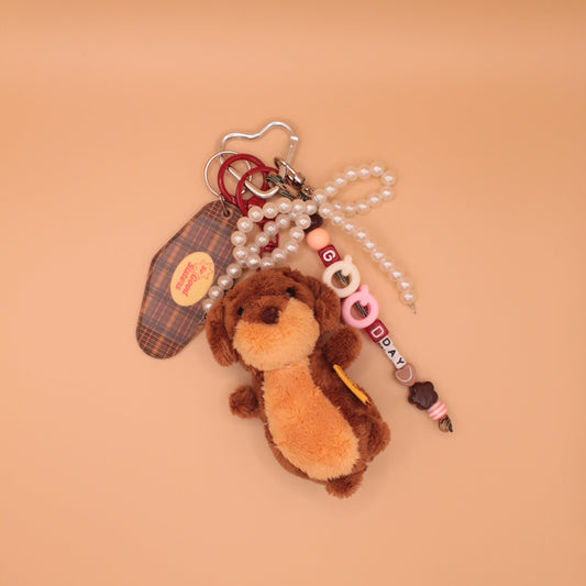 Brown Doggy Charm