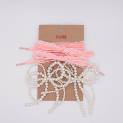 Velvet Pearl Shoe Charm Set