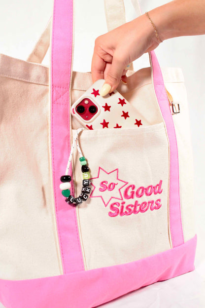 So Good Sisters Tote BAG (Pink)