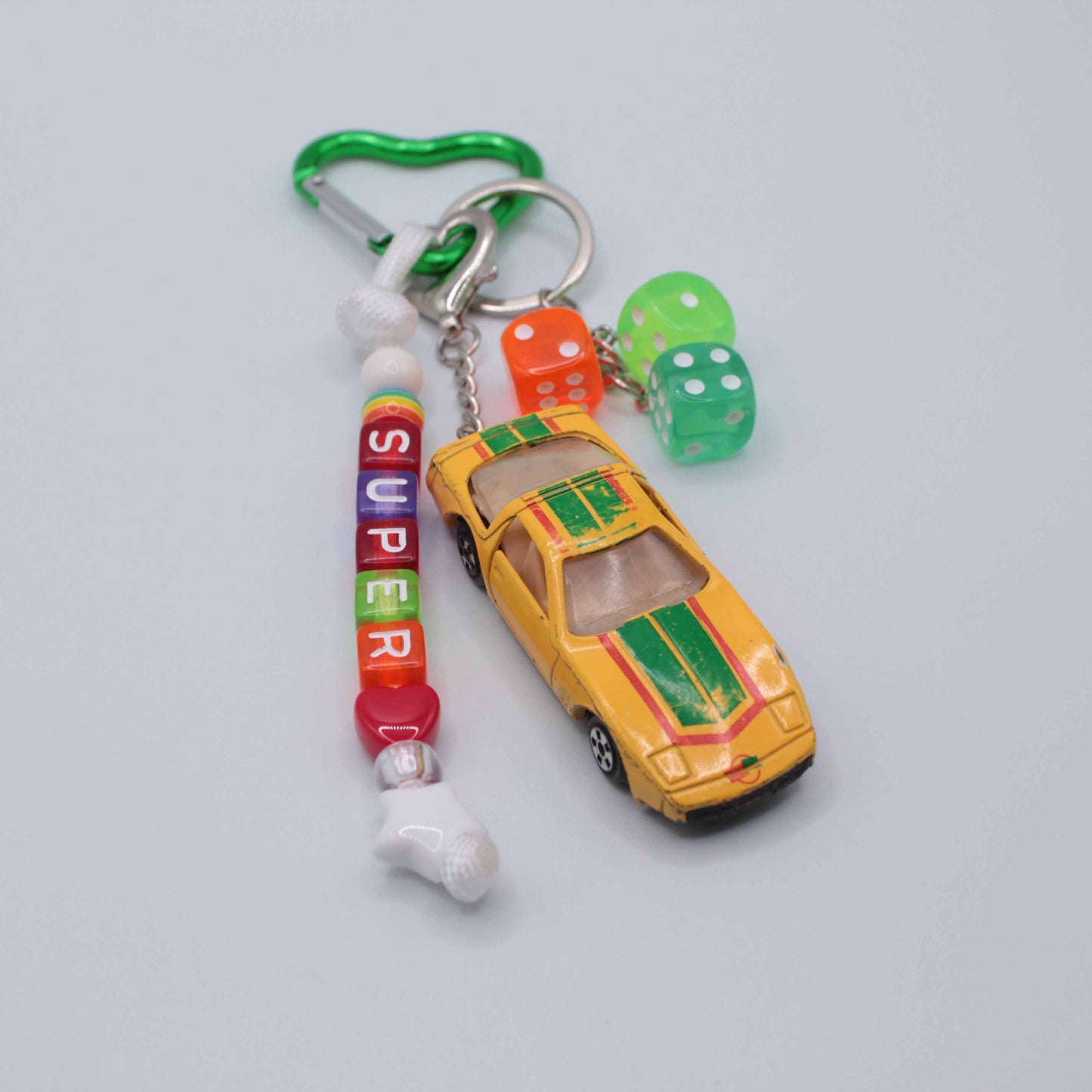 Yellow Vintage Car Charm