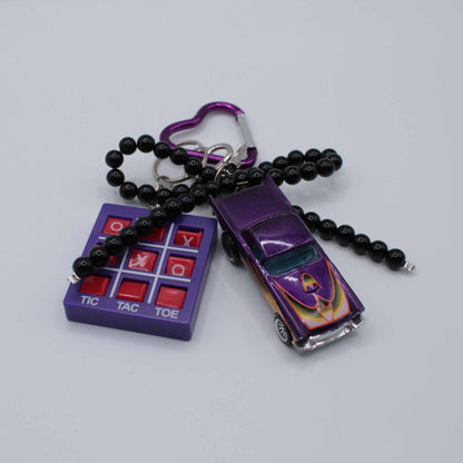 Purple Vintage Car Charm