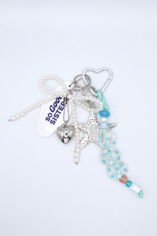 Silver Ocean Bag Charm🐬