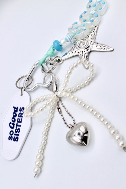 Silver Ocean Bag Charm🐬
