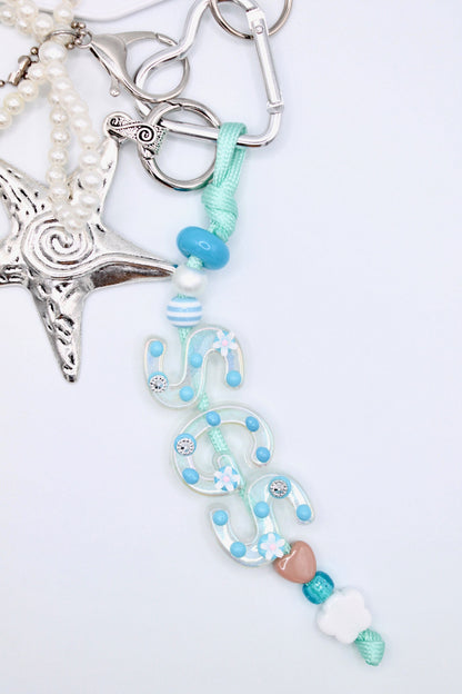 Silver Ocean Bag Charm🐬