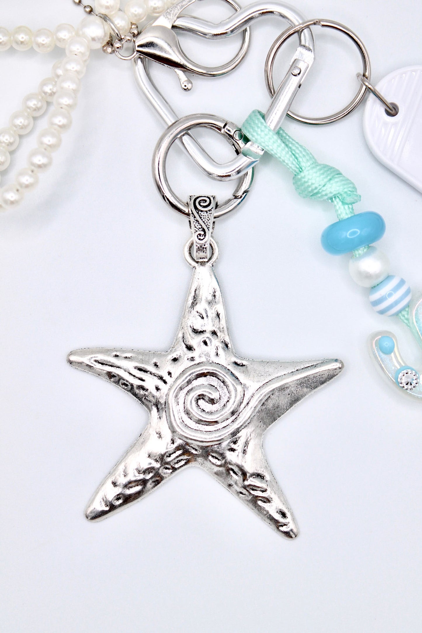 Silver Ocean Bag Charm🐬