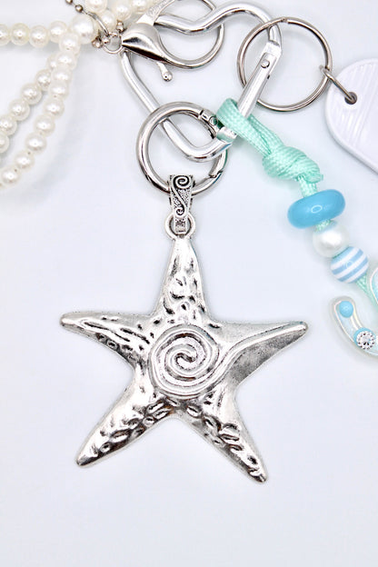 Silver Ocean Bag Charm🐬