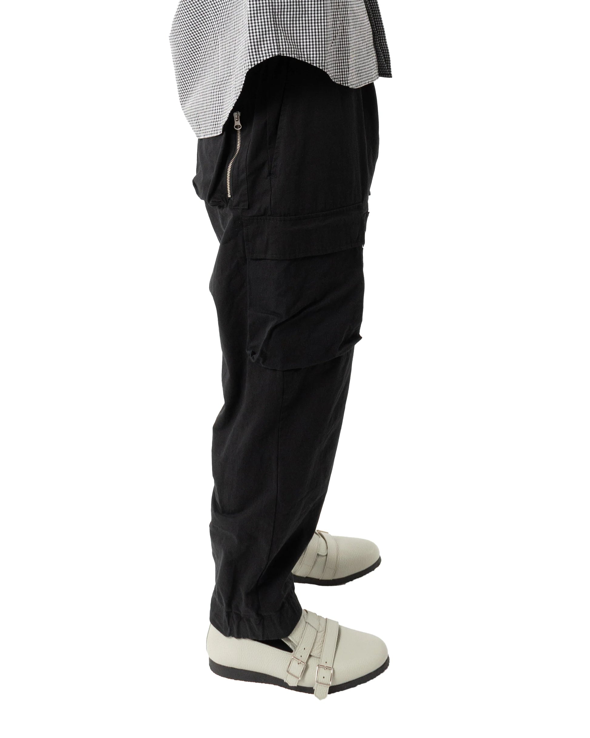 Zippy Pocket Pants Black by PHINGERIN sold at nation Osaka.