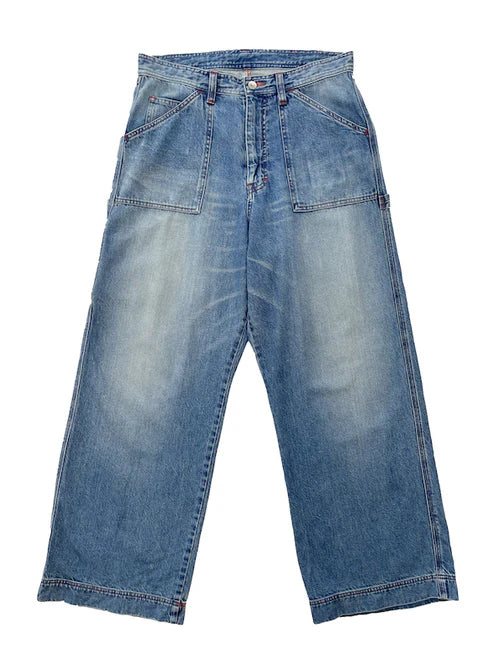 FADED PAINTER JEANS by RICE NINE TEN sold at nation Osaka.