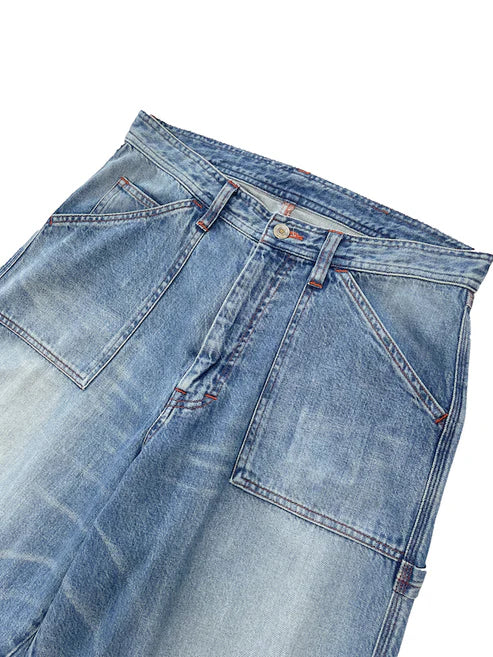 FADED PAINTER JEANS by RICE NINE TEN sold at nation Osaka.