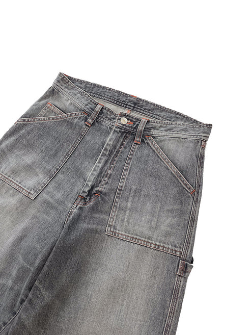 FADED PAINTER JEANS by RICE NINE TEN sold at nation Osaka.