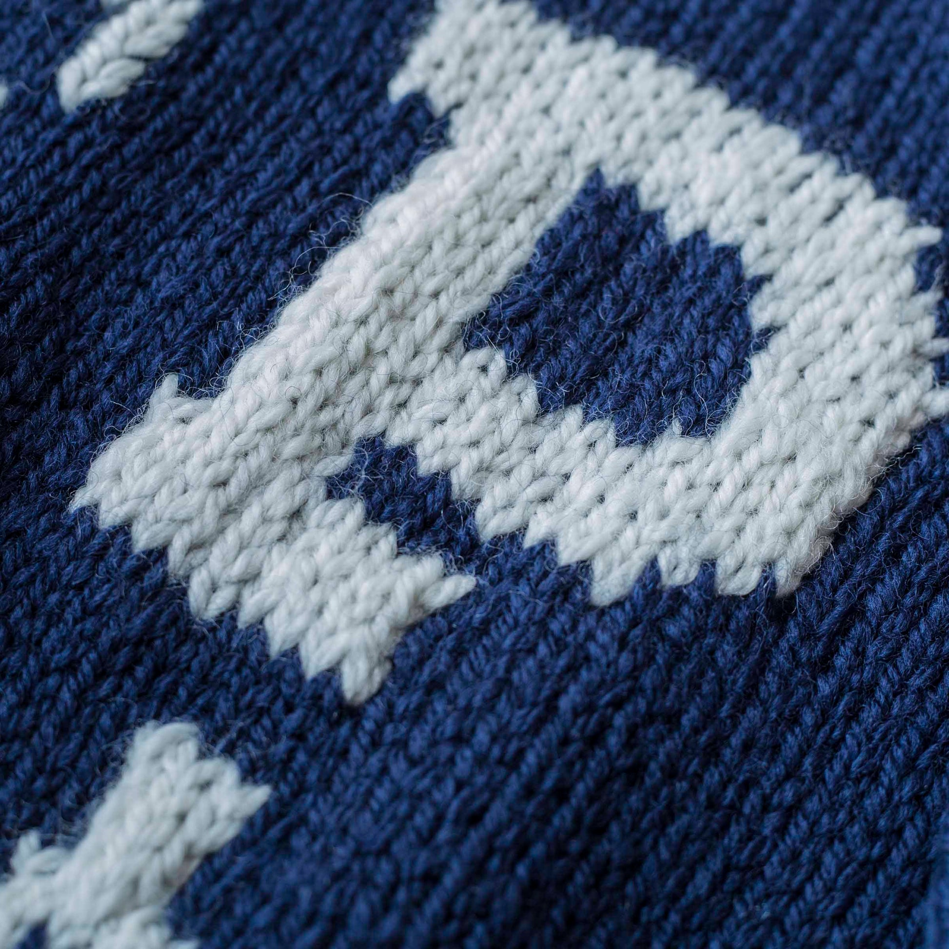 Hand Knit College Sweater by RICE NINE TEN sold at nation Osaka.
