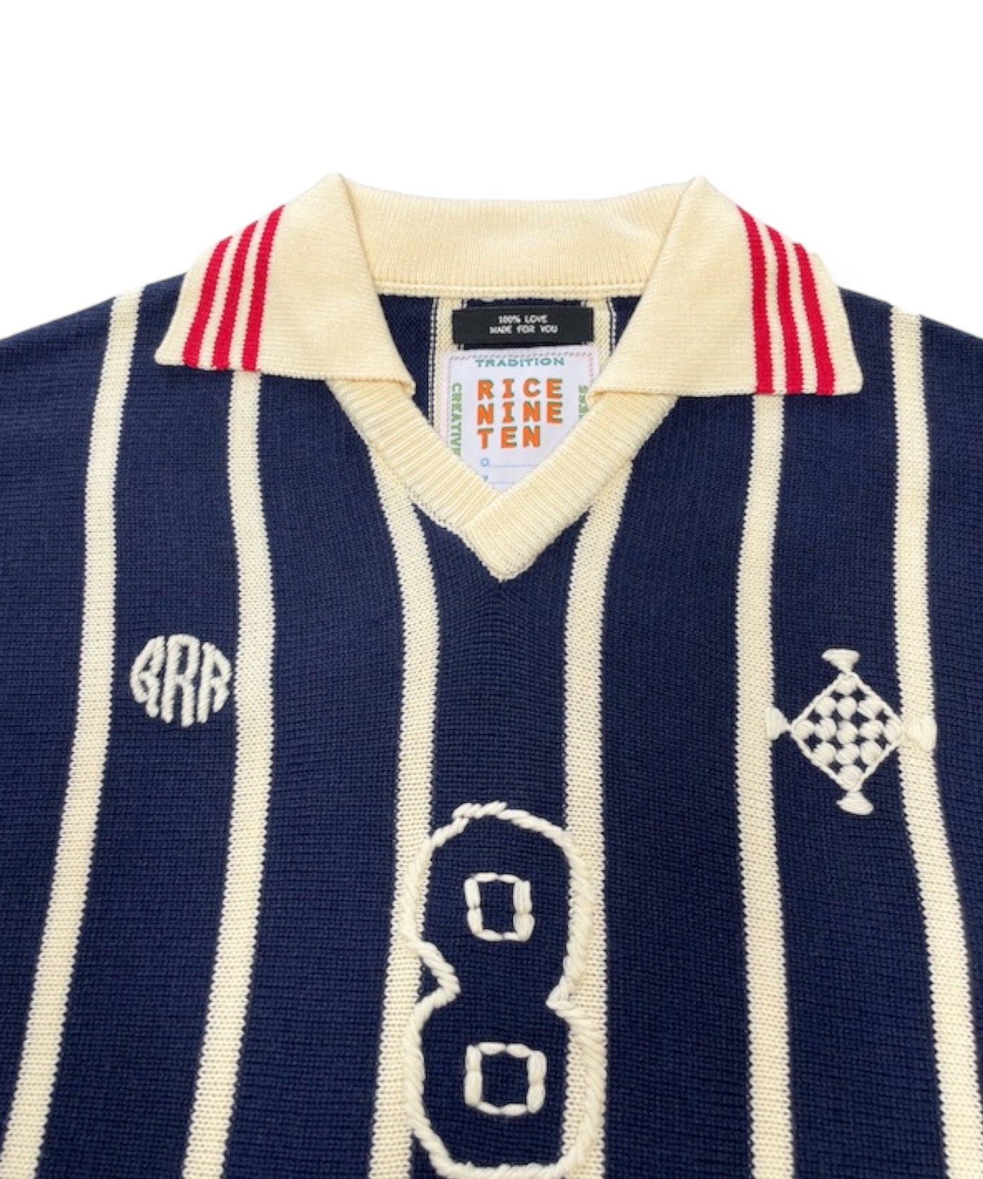 Knitting Long Sleeve Soccer Jersey by RICE NINE TEN sold at nation Osaka.