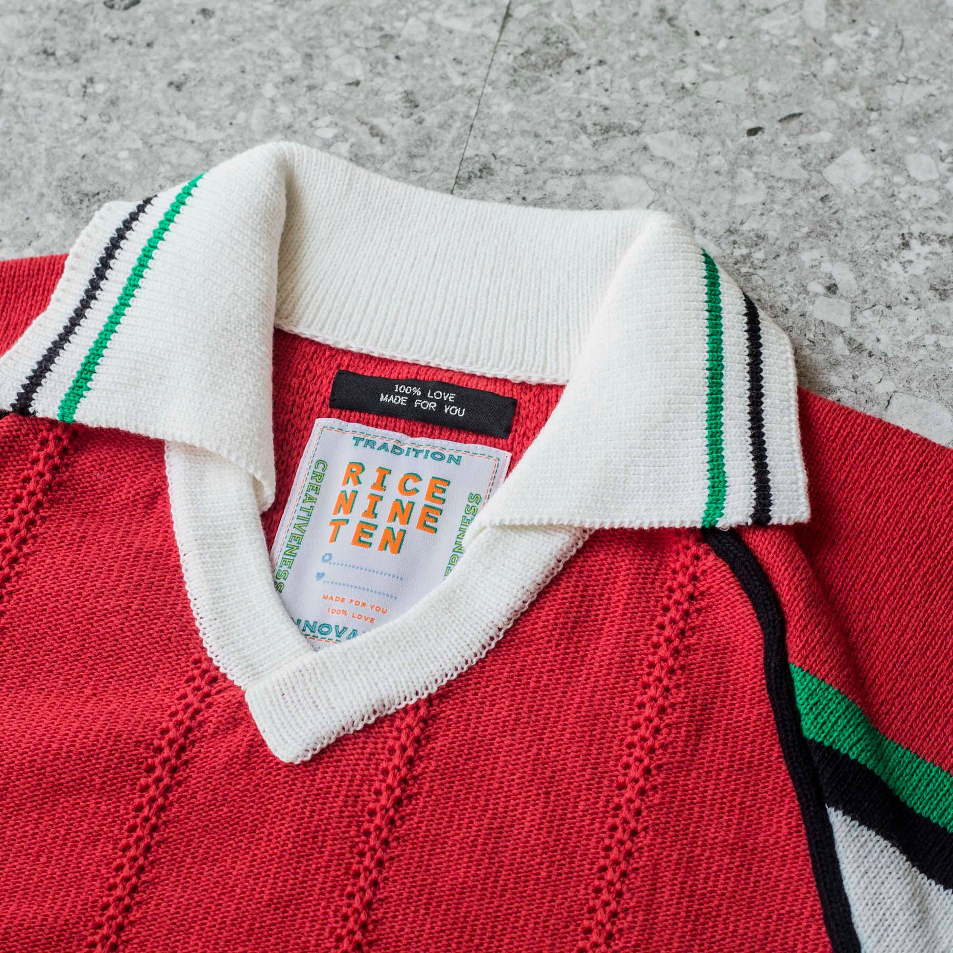Knitting Soccer Jersey by RICE NINE TEN sold at nation Osaka.