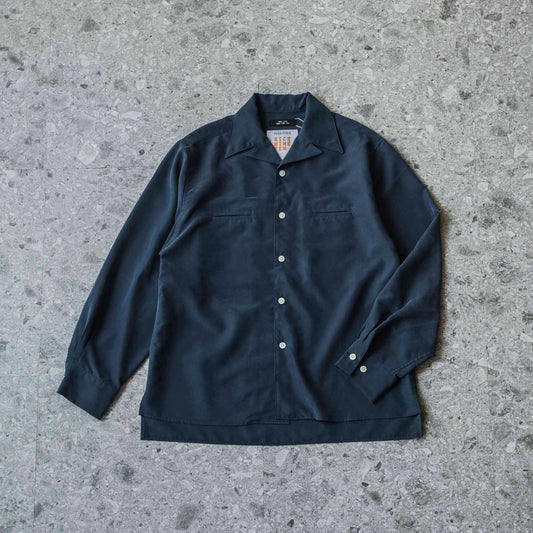 Open Collar Shirt by RICE NINE TEN sold at nation Osaka.