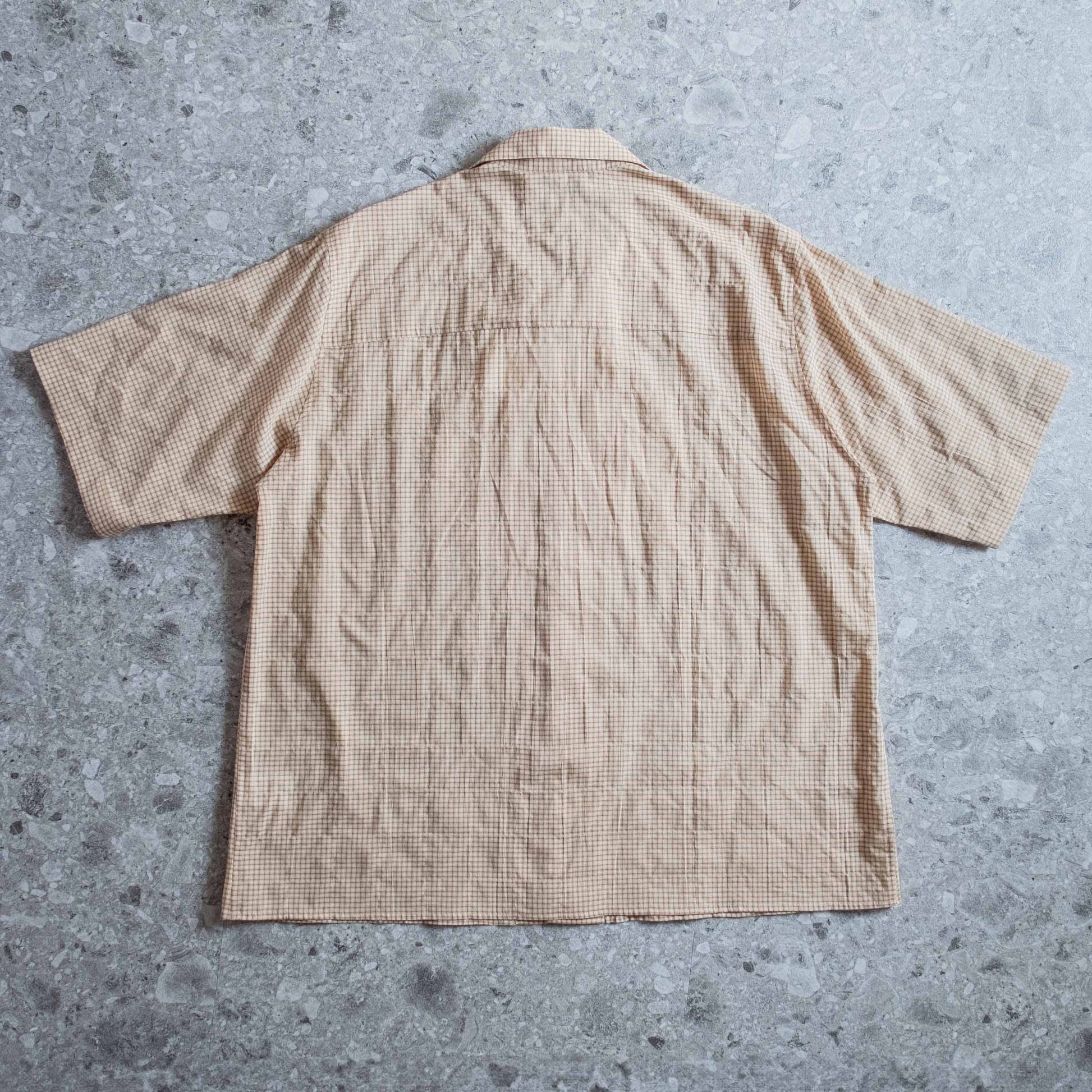 Open Soutien Collar Shirt by RICE NINE TEN sold at nation Osaka.
