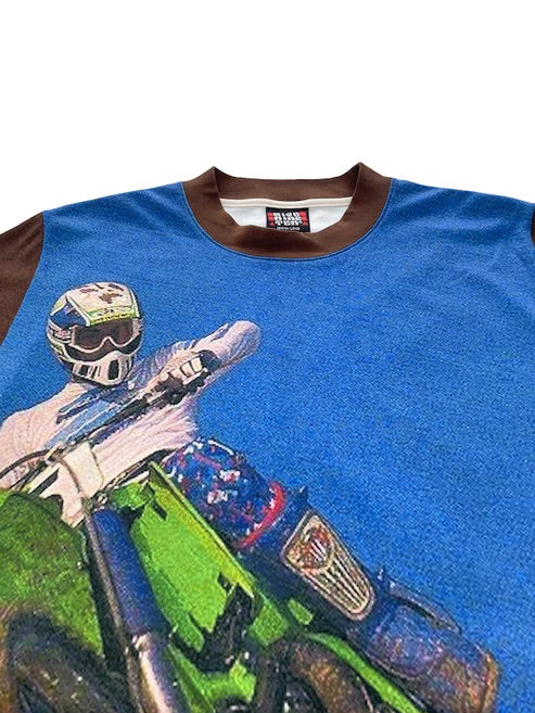 Photo Print Tee Brown by RICE NINE TEN sold at nation Osaka.