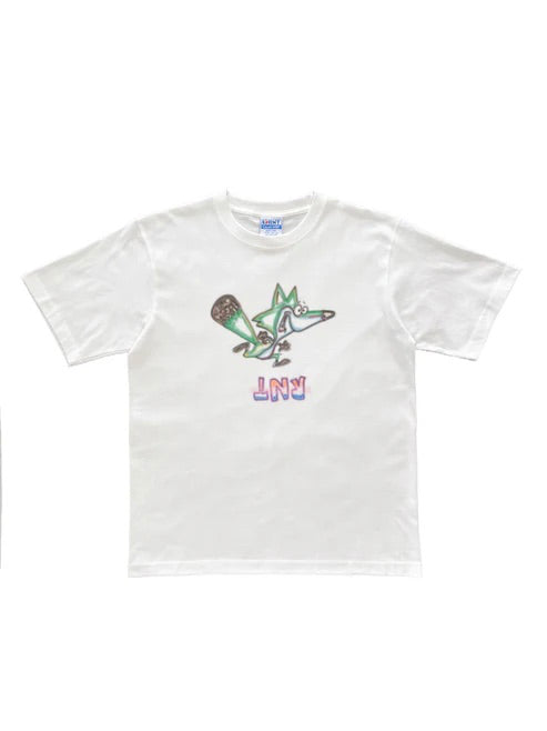 Scribbles Tee Fox by RICE NINE TEN sold at nation Osaka.