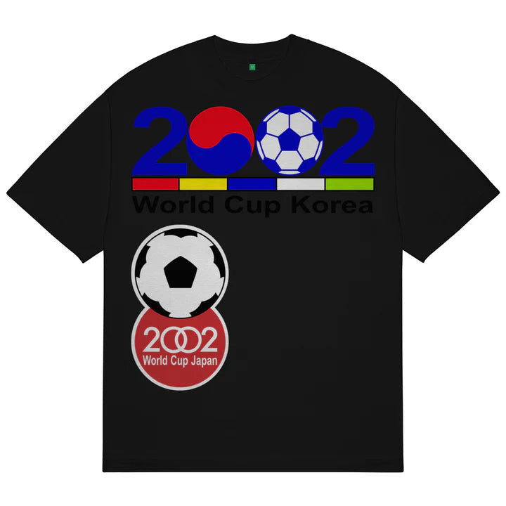 B.e 2002 Korea Japan Tee Black by b.eautiful sold at nation Osaka.