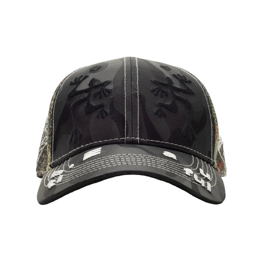 B.e Hat Satin Black Camo by b.eautiful sold at nation Osaka.
