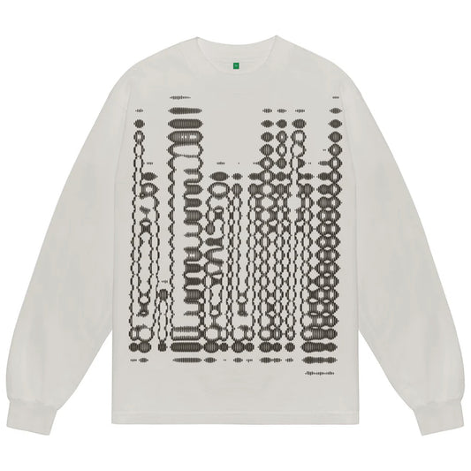B.eautiful Vapor Logo Ls Shirt Cement by b.eautiful sold at nation Osaka.