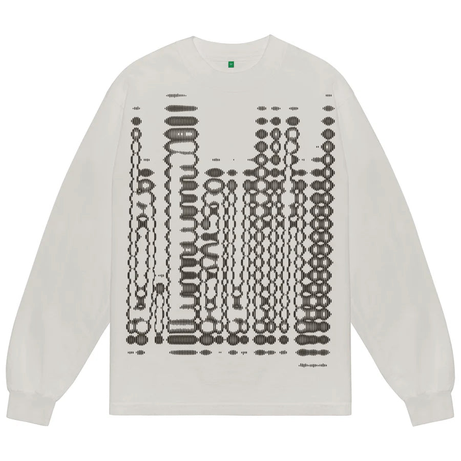 B.eautiful Vapor Logo Ls Shirt Cement by b.eautiful sold at nation Osaka.
